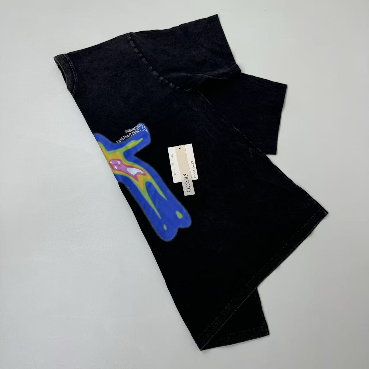 Streetwear loose and versatile short-sleeved top