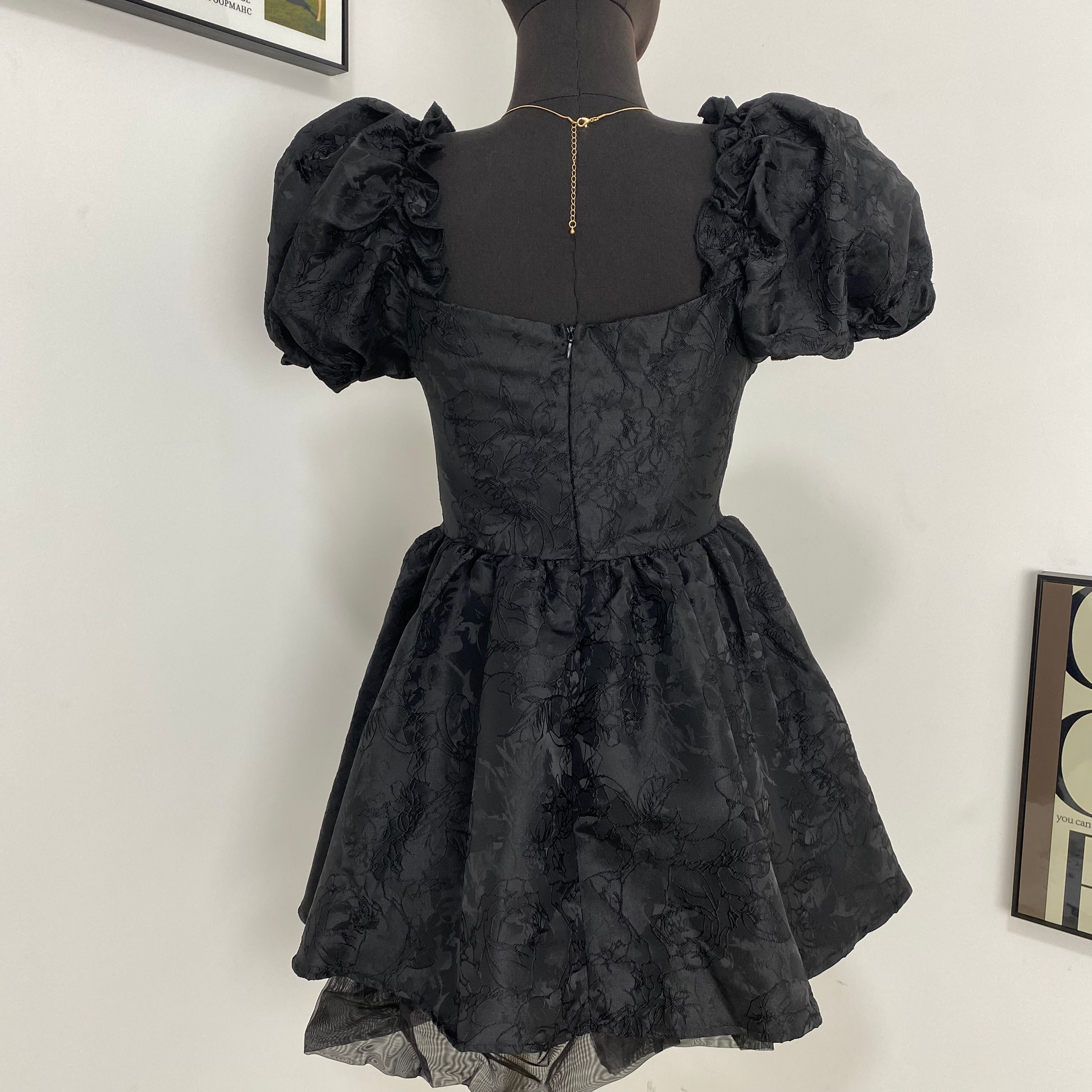 Luxury Puff Sleeve Dress