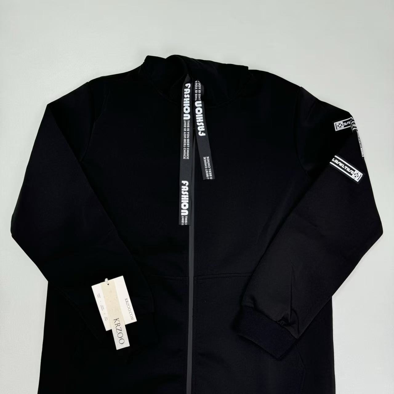 Hip-hop hooded cape coat