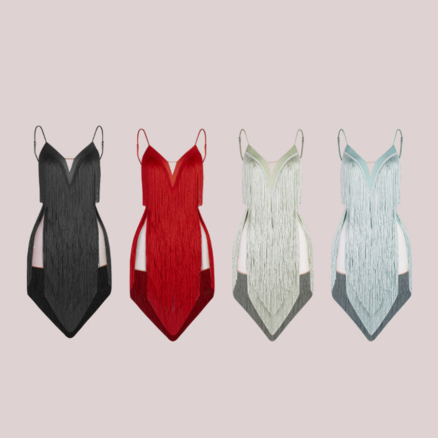 Women's Sleeveless Backless Dance Dress DanceWear Training Performance Dress