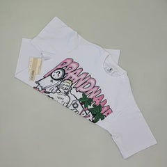 Printed loose-fitting pure cotton short-sleeved shirt