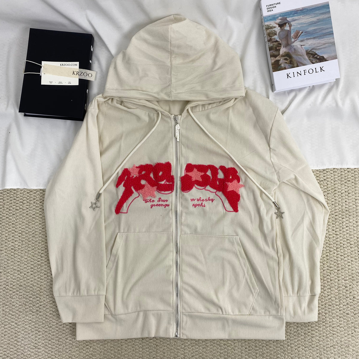 Corduroy Cardigan Sweatshirt