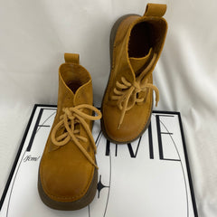 Top-Grain Cowhide Ankle Boots