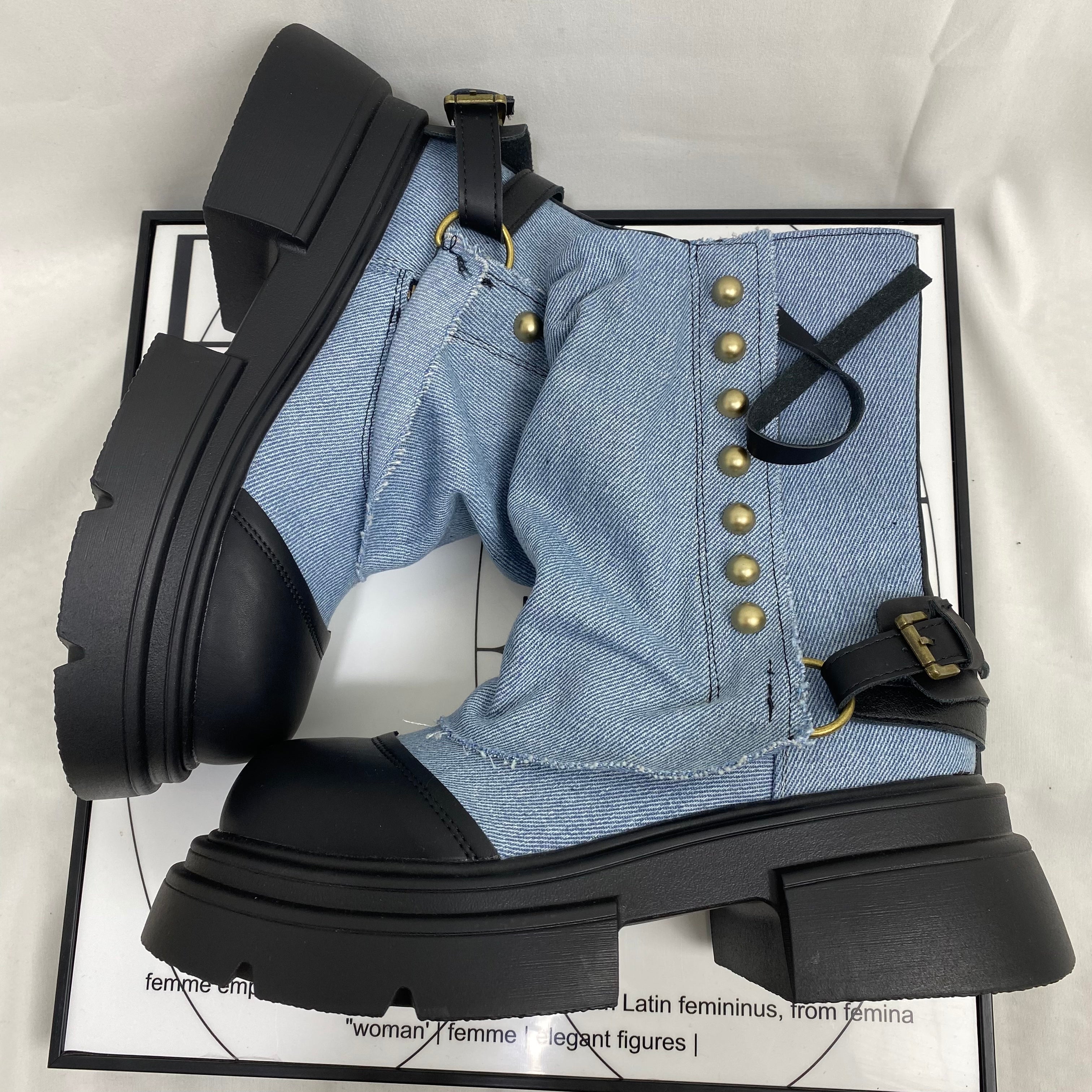Versatile Platform Martin  Boots