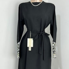 Cotton-Linen Embroidered Closed-Style Robe
