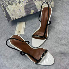 High-top low-cut thick-soled leather shoes