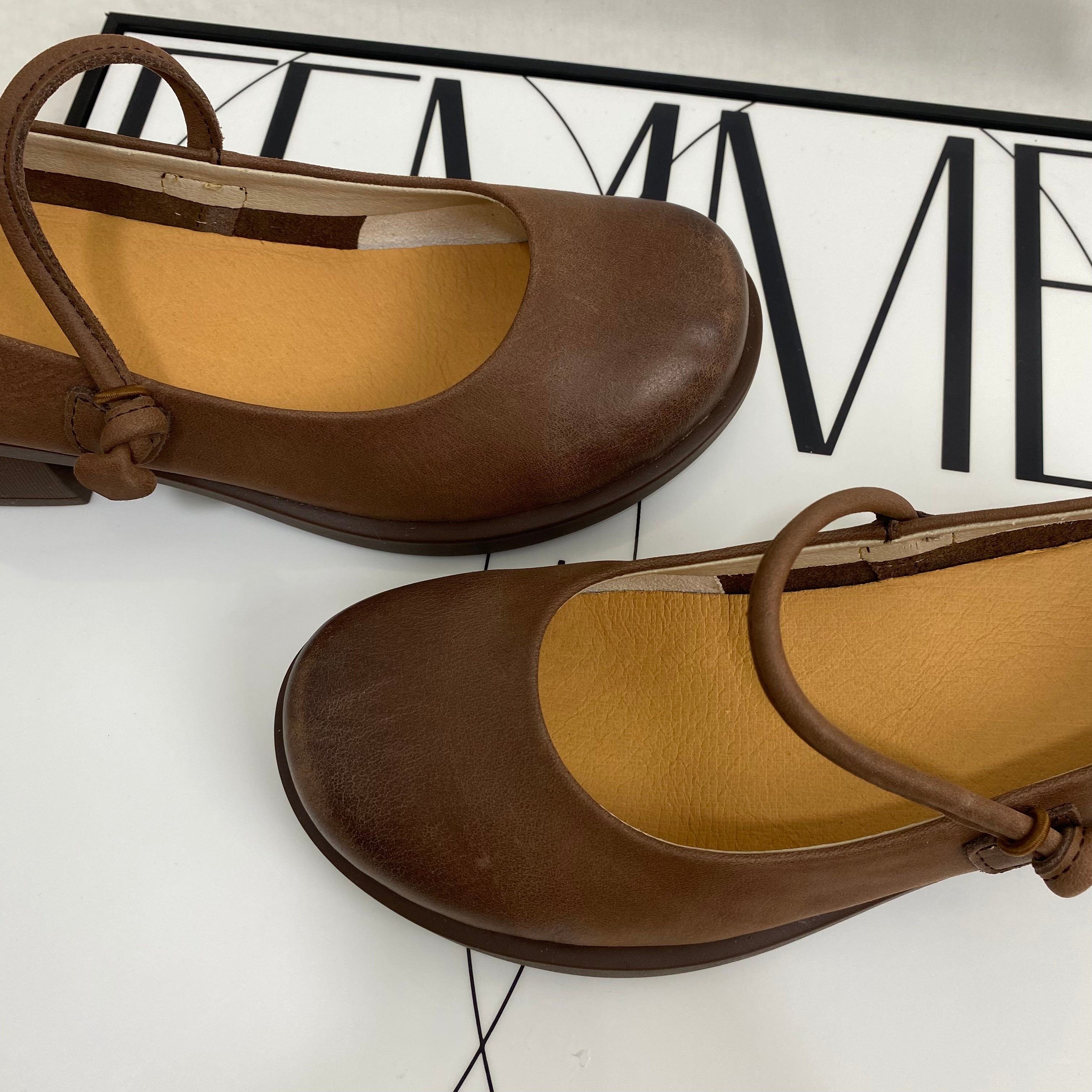 Soft-Soled Flat Leather Shoes