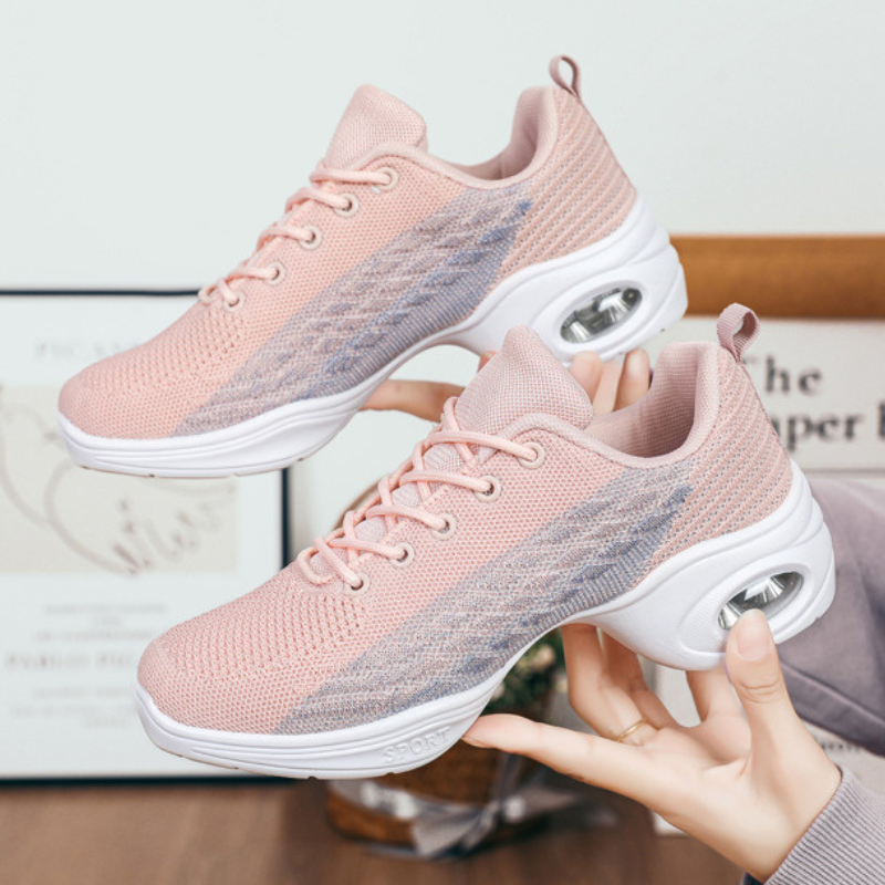 Women's Mesh JazShoes Lace-up Dance Sneakers