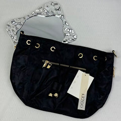 Zippered drawstring crossbody bag