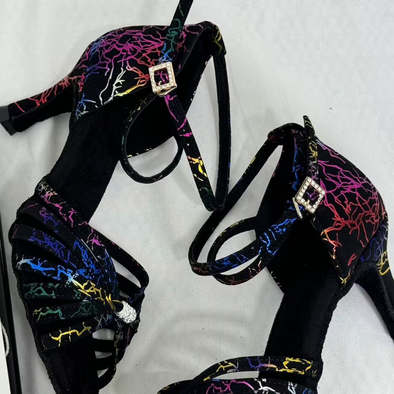 Soft-Soled Indoor High-Heeled Dance Shoes