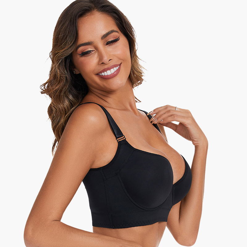 Push-Up Back Smoothing Bra-Brown (2 PACK)
