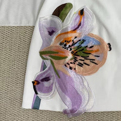 3D Floral A-Line Dress