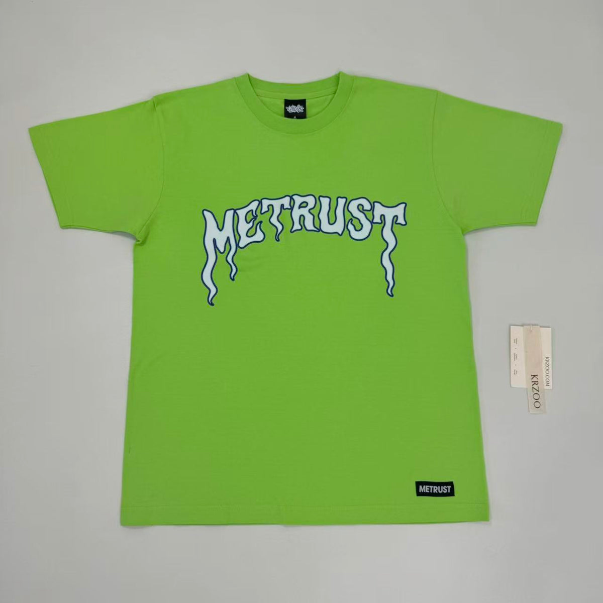 Wave-printed short-sleeved shirt