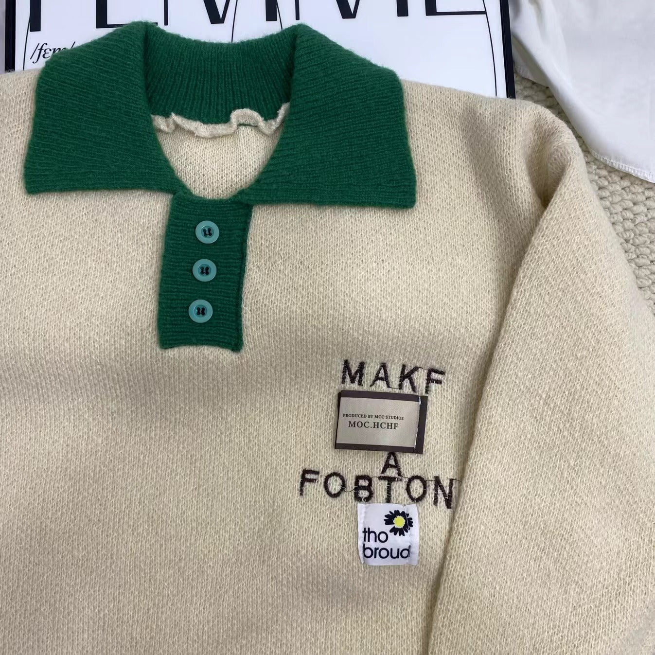 Vintage Patch Sweater