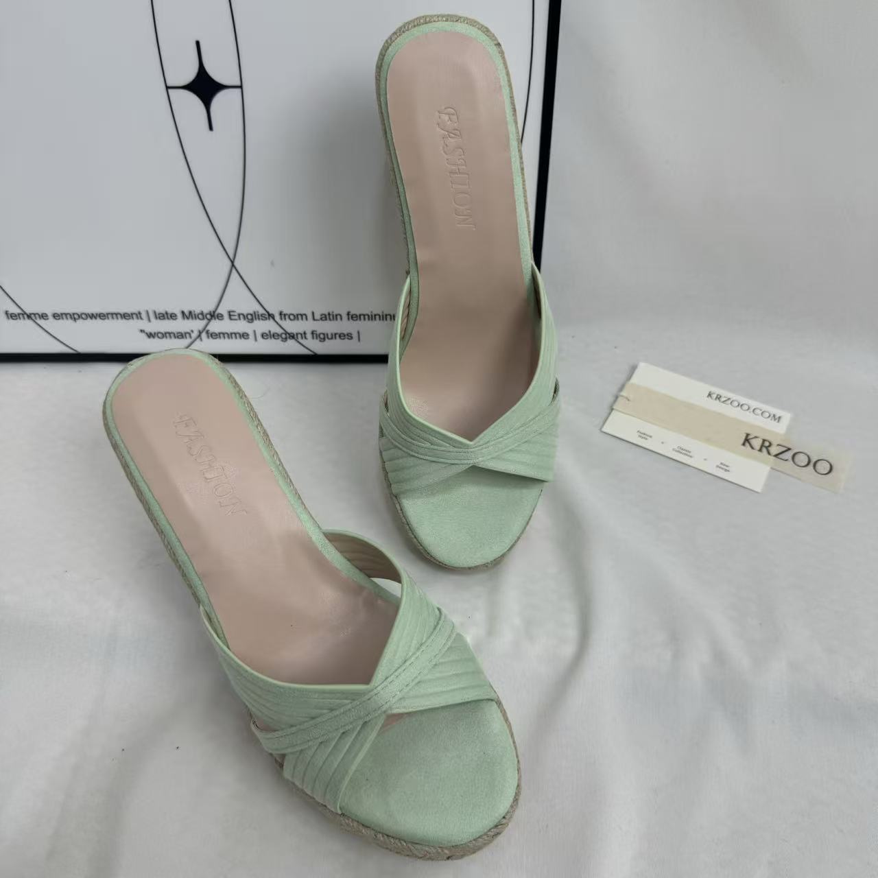 Platform Peep-Toe Sandals