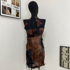 Vintage Tie-Dye Slip Dress