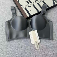 Steel-free 7-hook gathering bra
