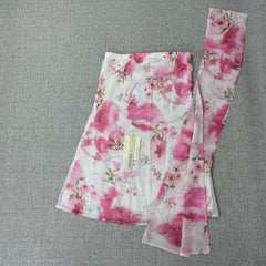 Printed scarf mini dress with dress