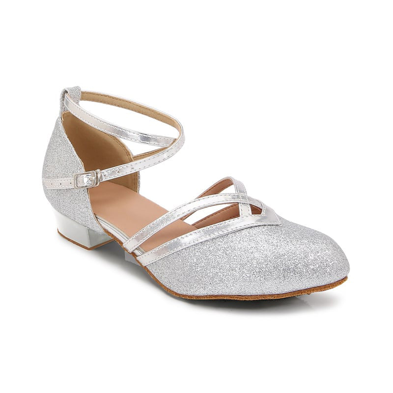 Women's Suede 2cm/3.5cm Heels Ballroom Dance Shoes Swing Dance Shoes