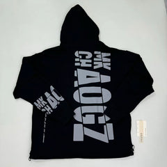 Two-piece sweatshirt with American-style hooded top