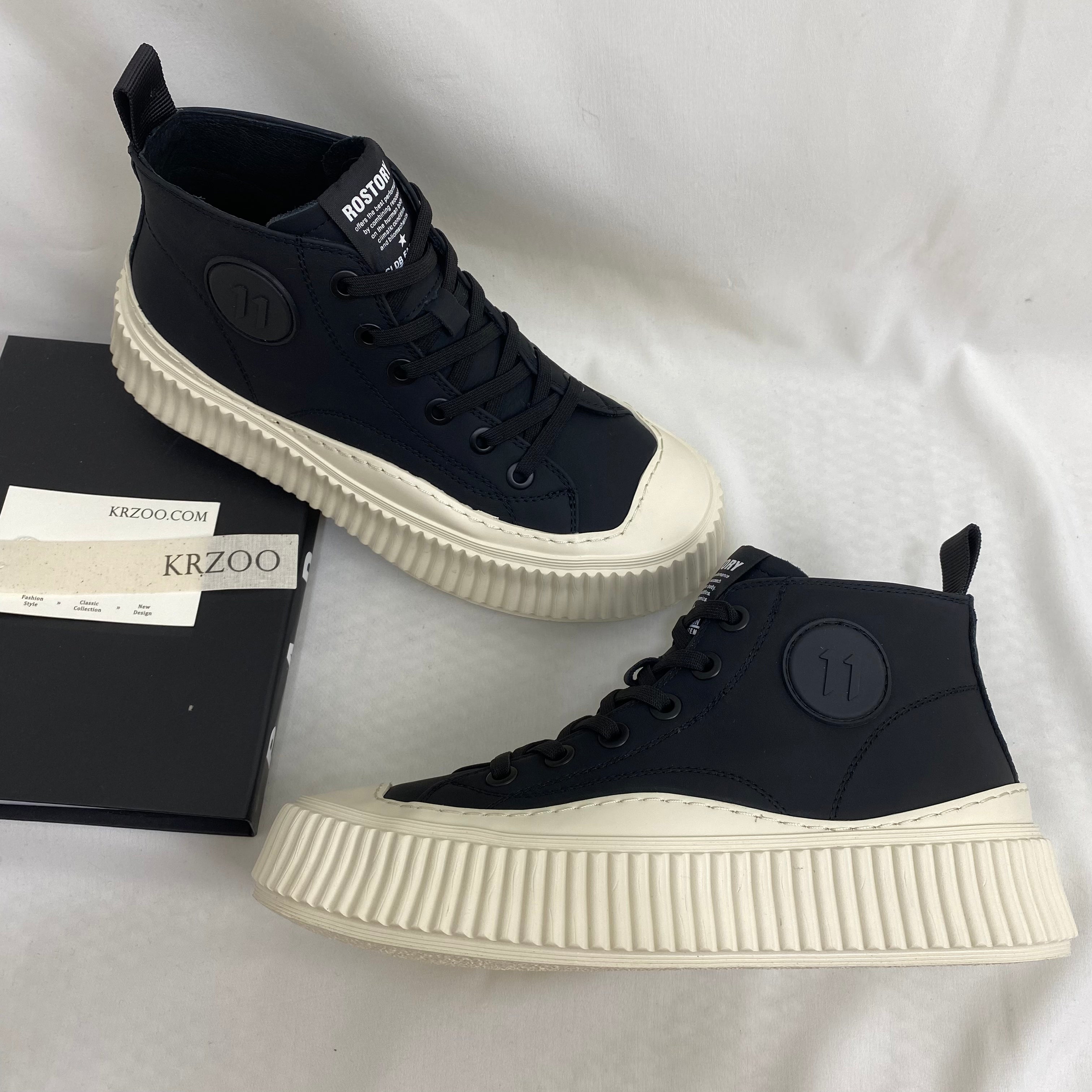 Soft Leather Lightweight Sneakers