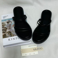 Comfortable and Versatile Flat Beach Slides