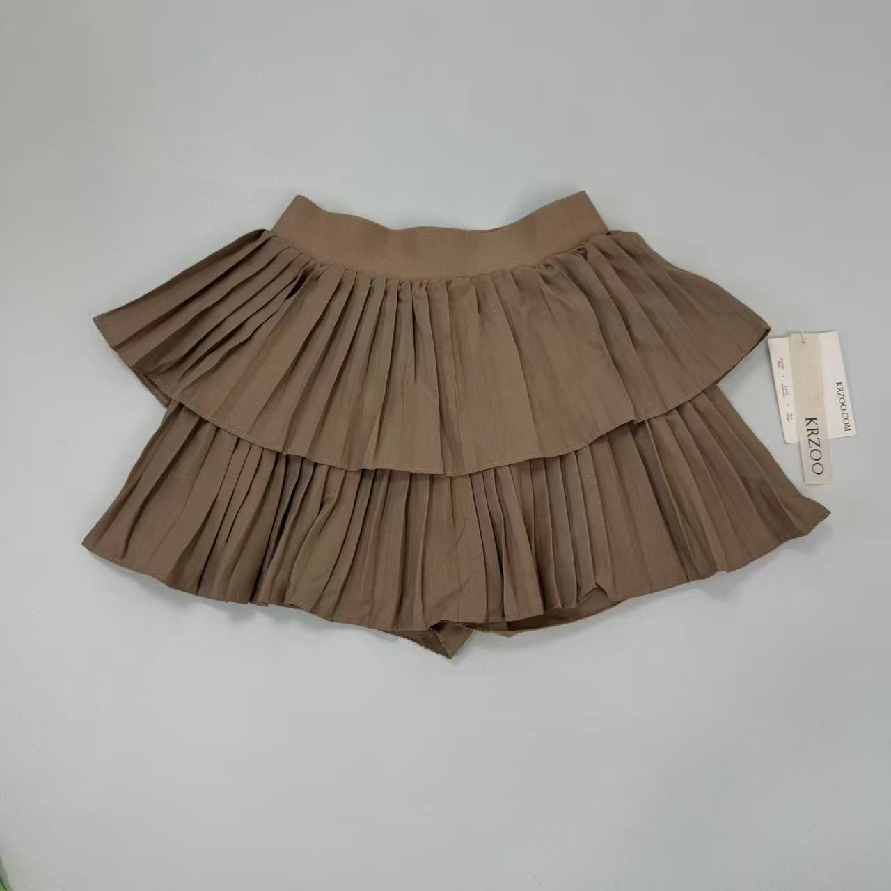 Cake high-waisted A-line short skirt
