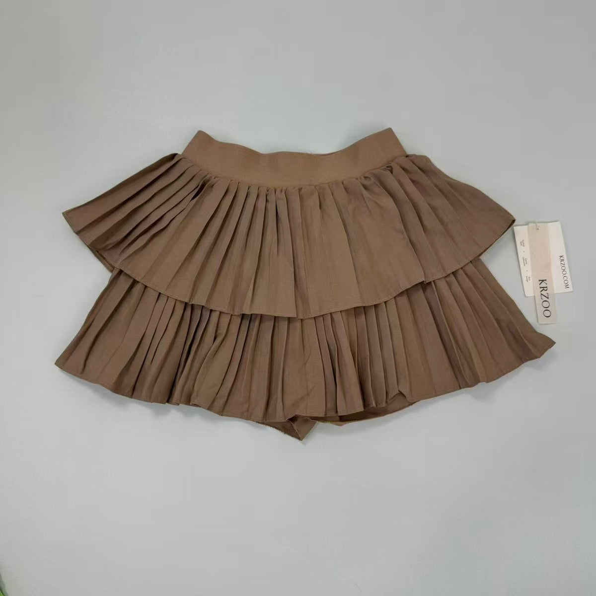 Cake high-waisted A-line short skirt