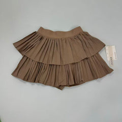 Cake high-waisted A-line short skirt