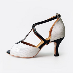 Women's Leatherette Customized Heel Ballroom Salsa Latin Dance Shoes