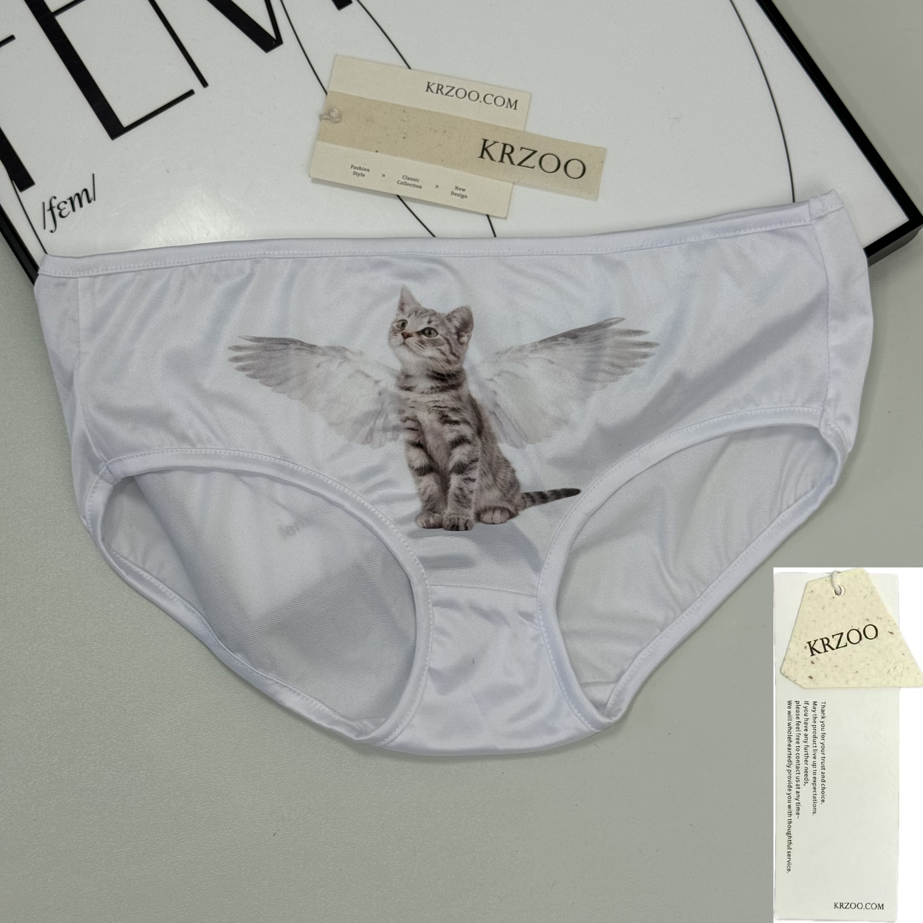Cartoon-printed quick-drying underwear