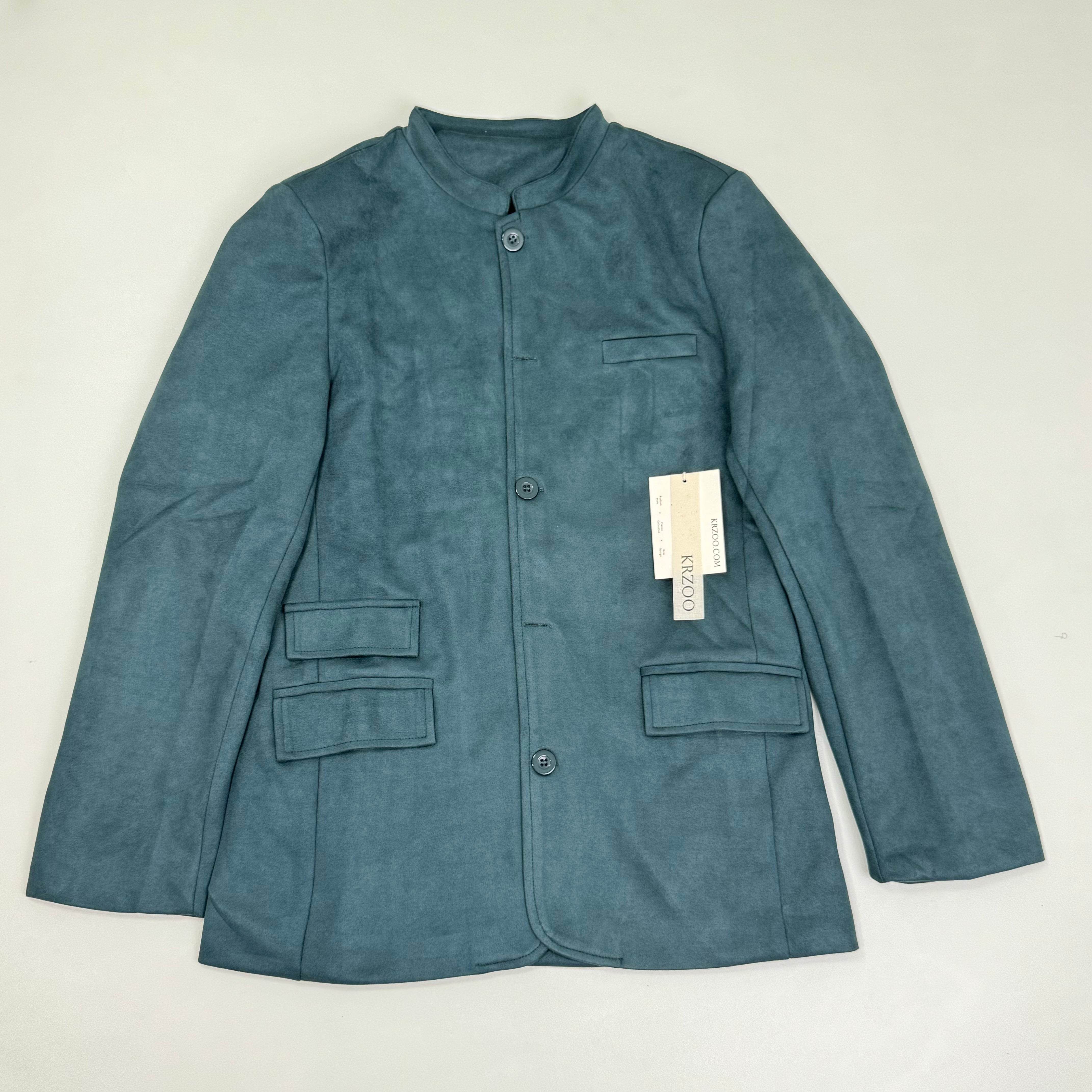 Casual suede blazer