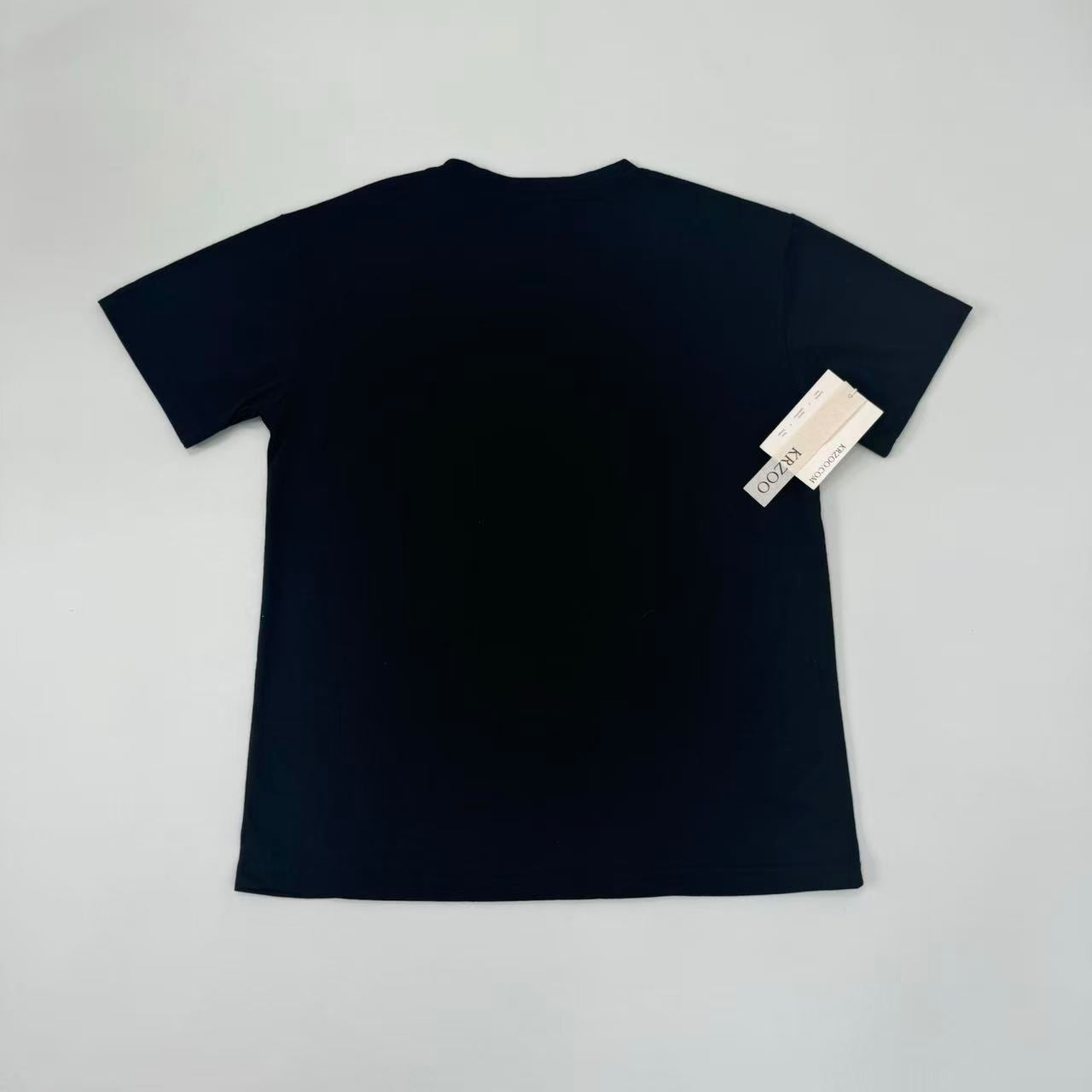 Cotton printed short-sleeved T-shirt