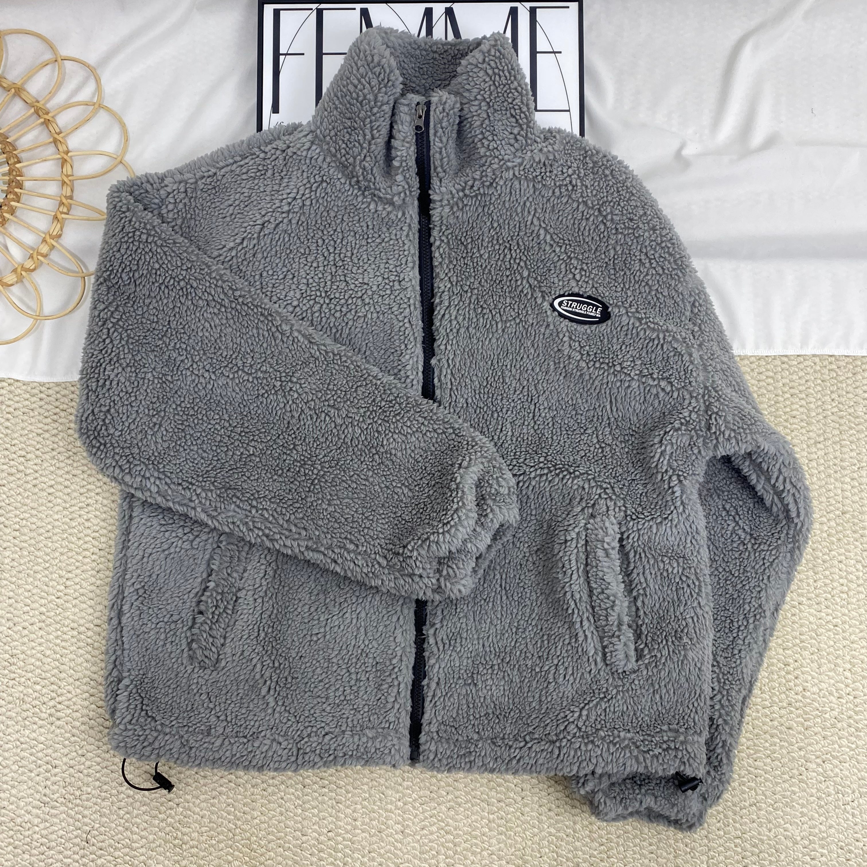 Loose Fleece Cotton Jacket