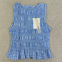 A sleeveless front-back vest