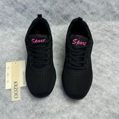 Soft-soled hollow-structured breathable dance shoes