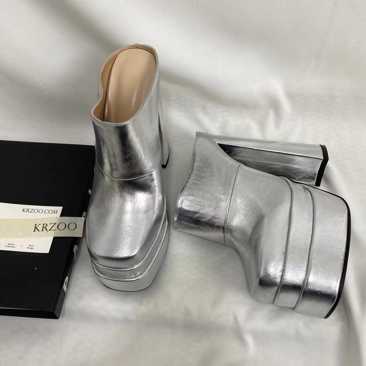 Ultra-High Heeled Platform Sandals