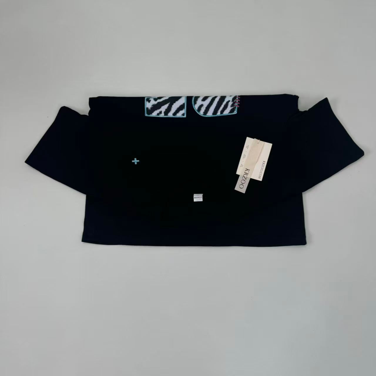 Cotton printed short-sleeved T-shirt