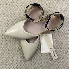 Velcro open-toe shoes