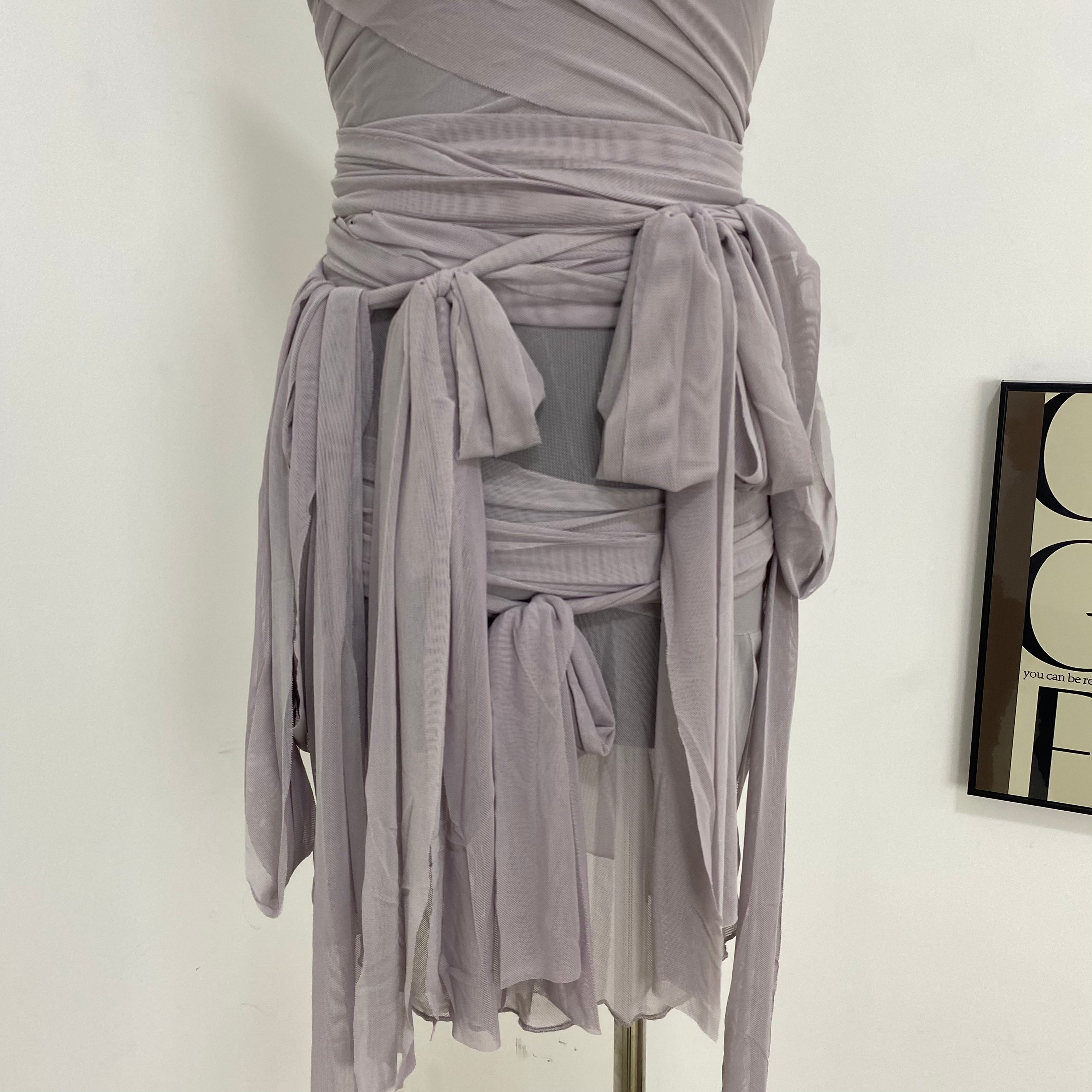 Sleeveless Backless Fitted Dress