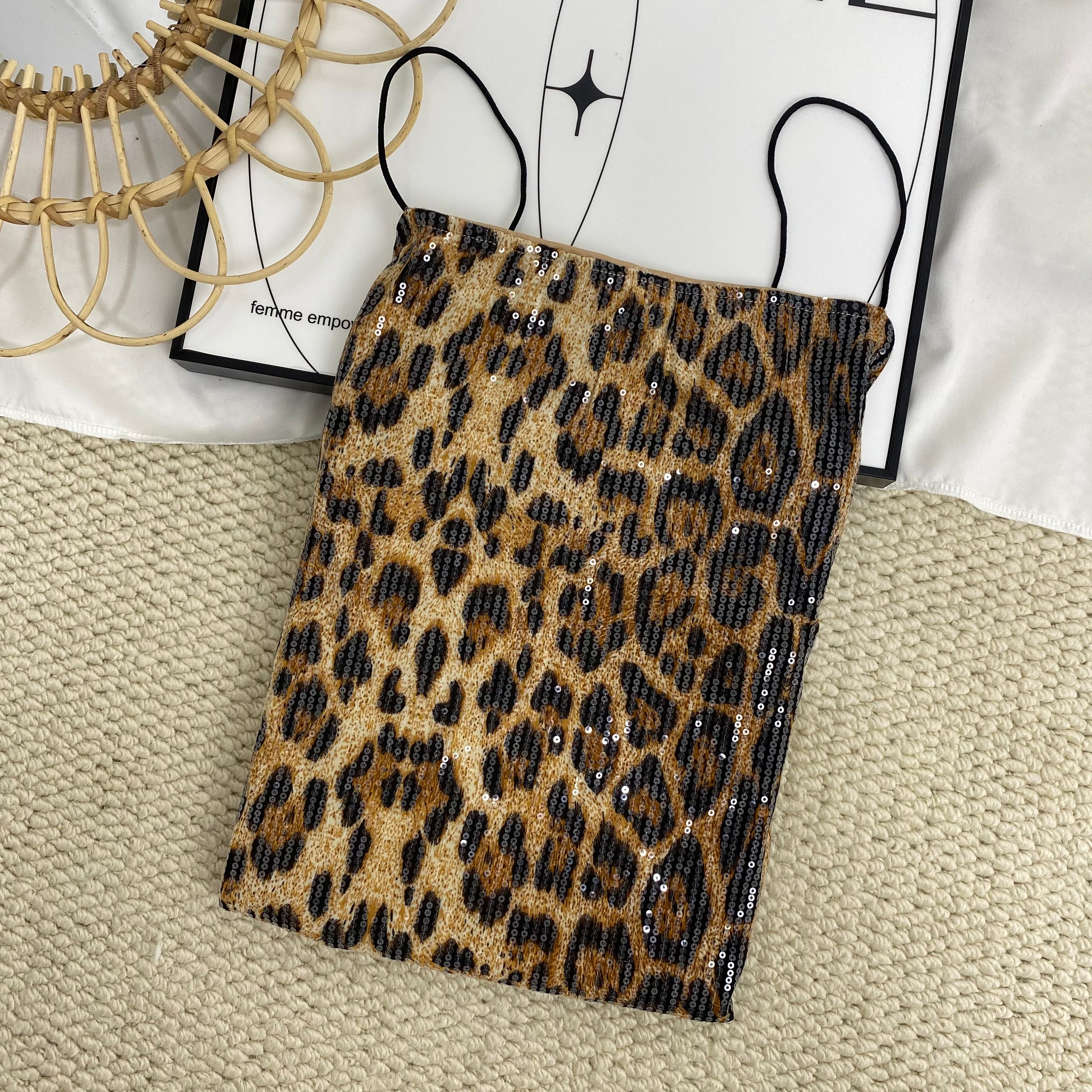 Leopard Print Street Sstyle Dress