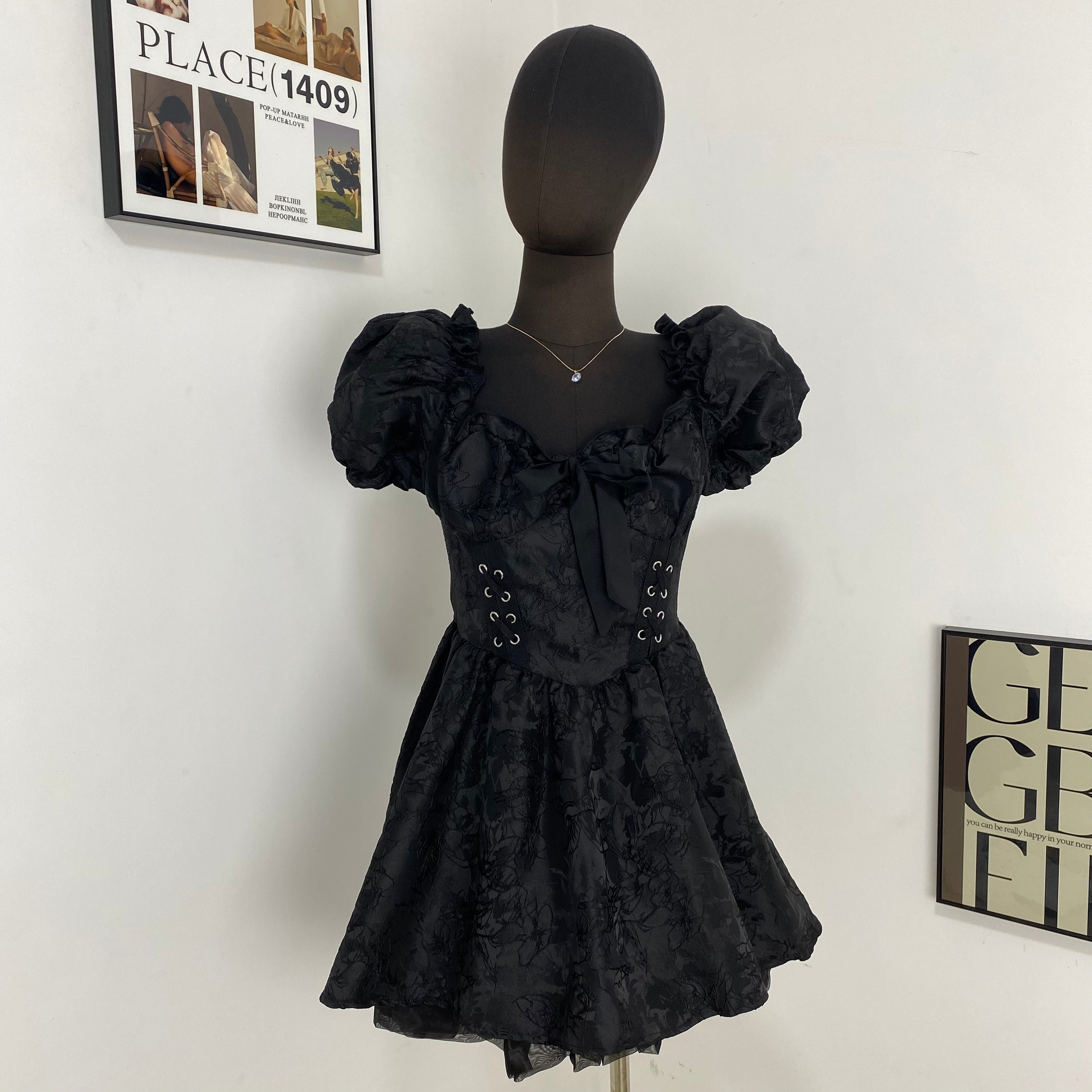 Luxury Puff Sleeve Dress