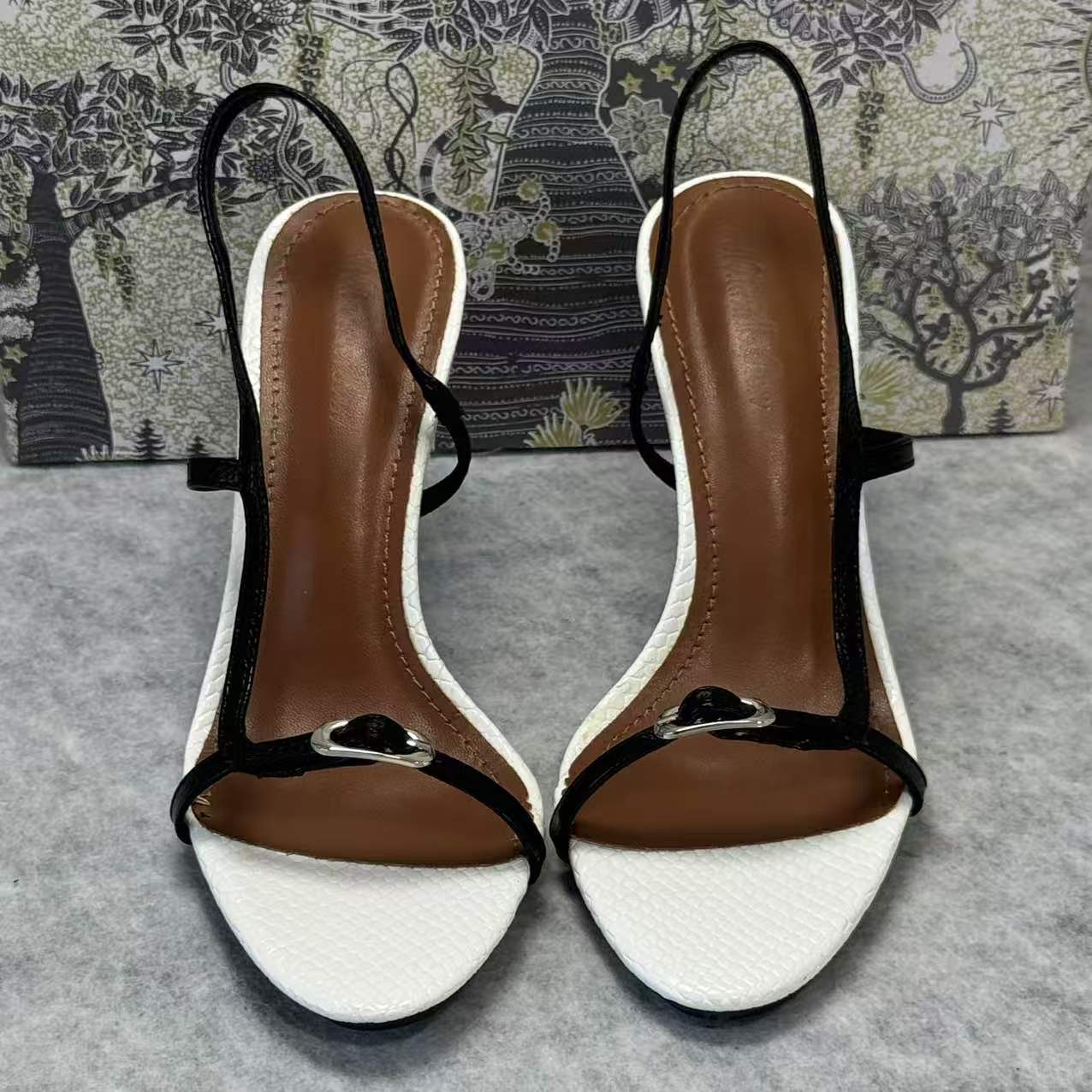 High-top low-cut thick-soled leather shoes