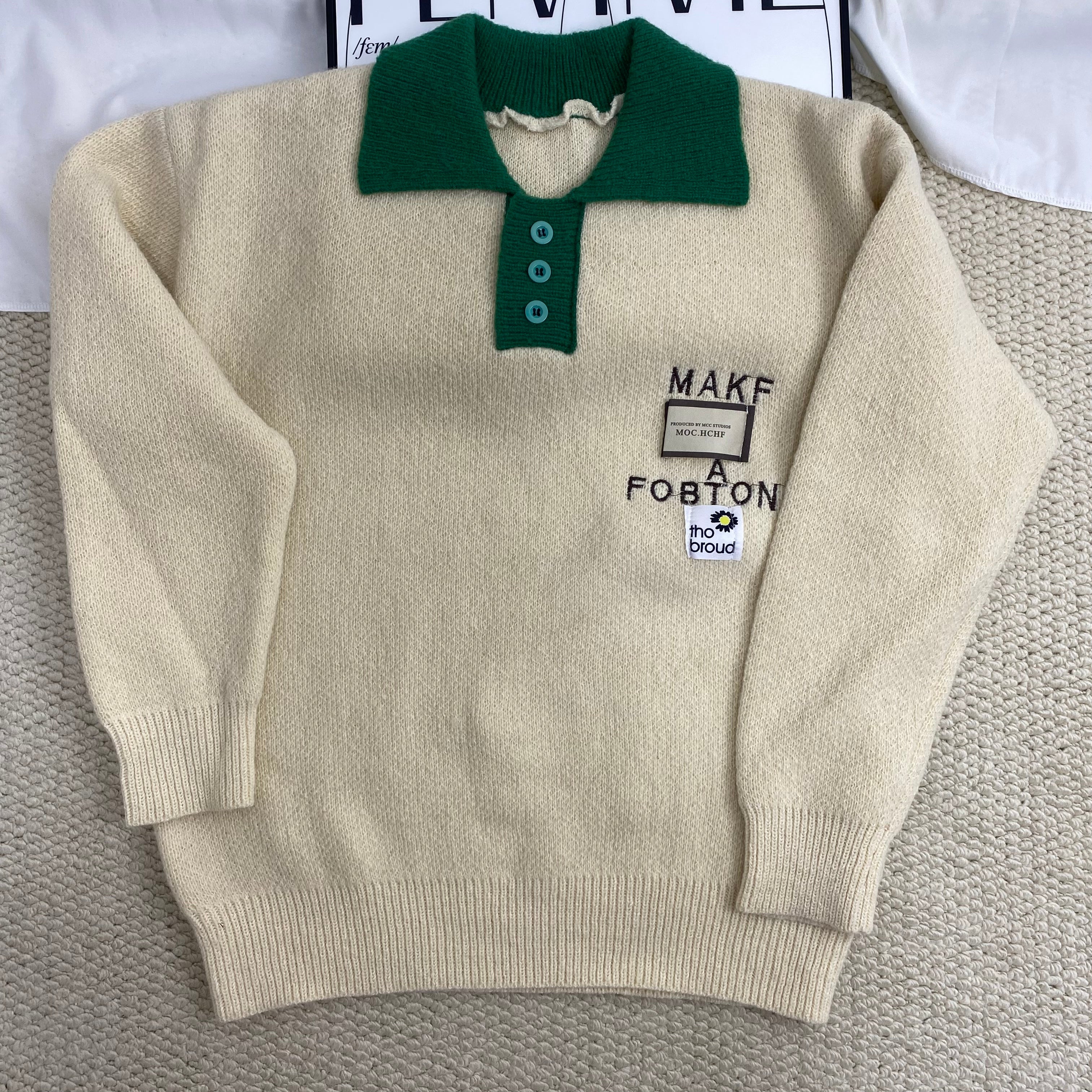 Vintage Patch Sweater