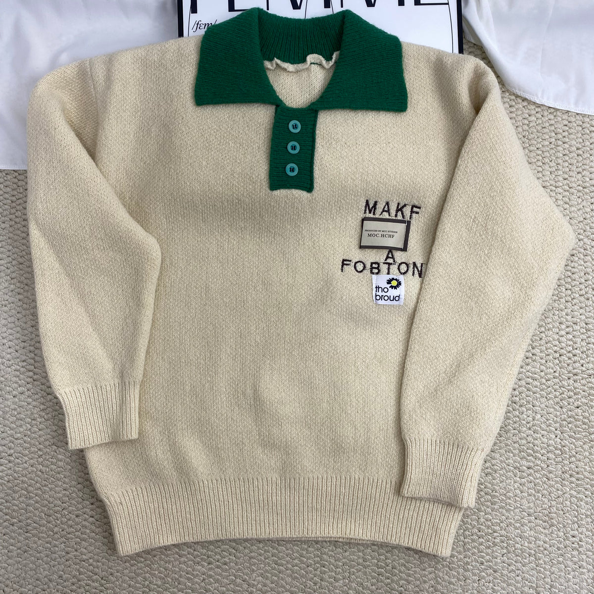 Vintage Patch Sweater
