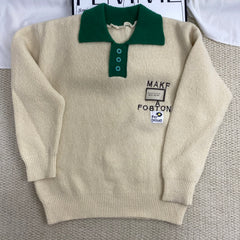 Vintage Patch Sweater