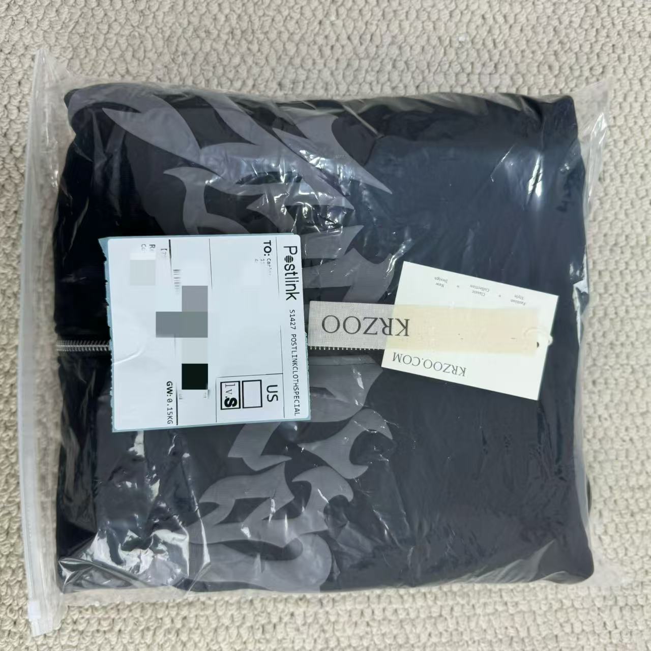 Letter and Star Print Hoodie