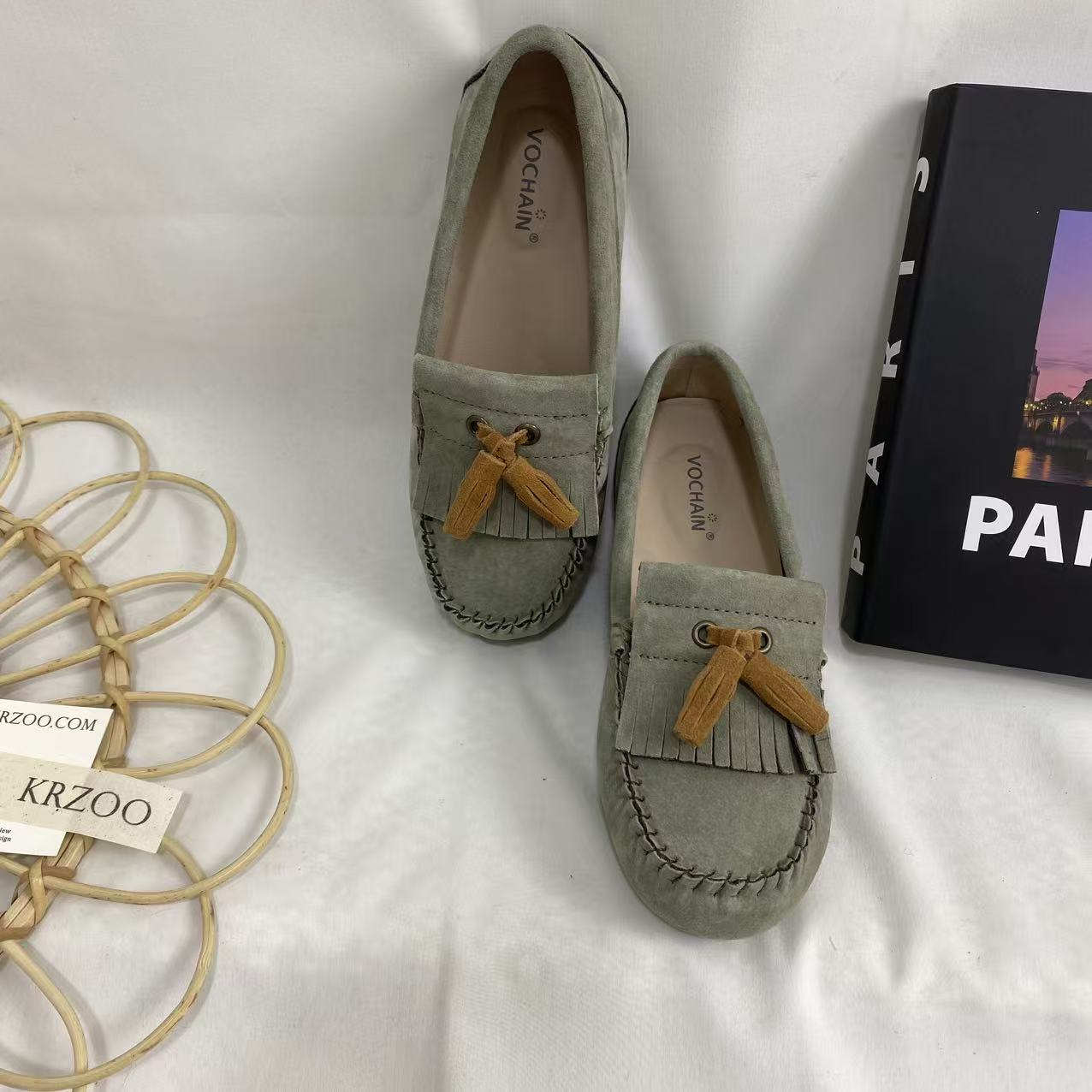 Casual Tassel Flat Loafers