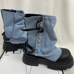Versatile Platform Martin  Boots