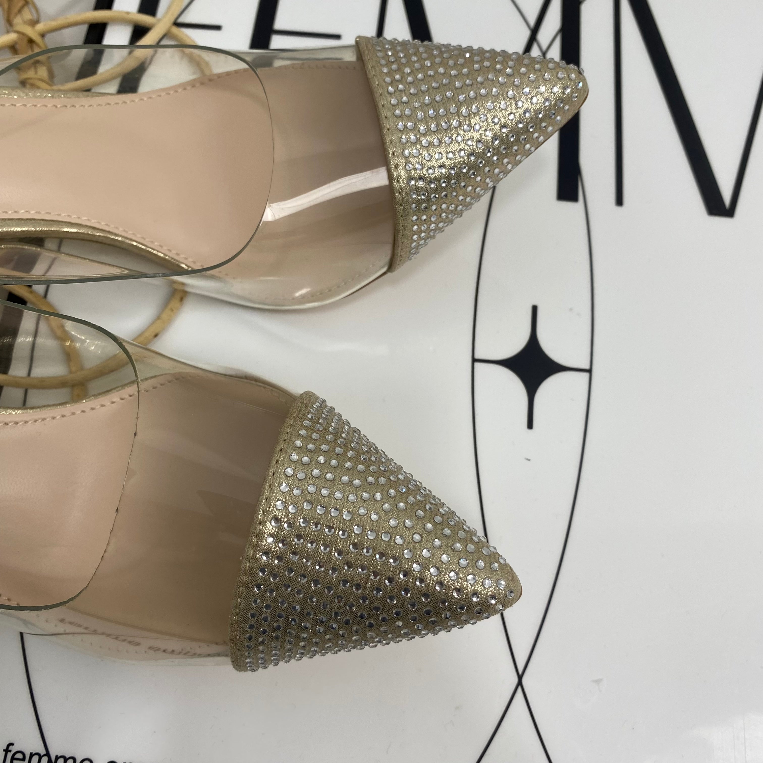 Diamond Transparent High Heels